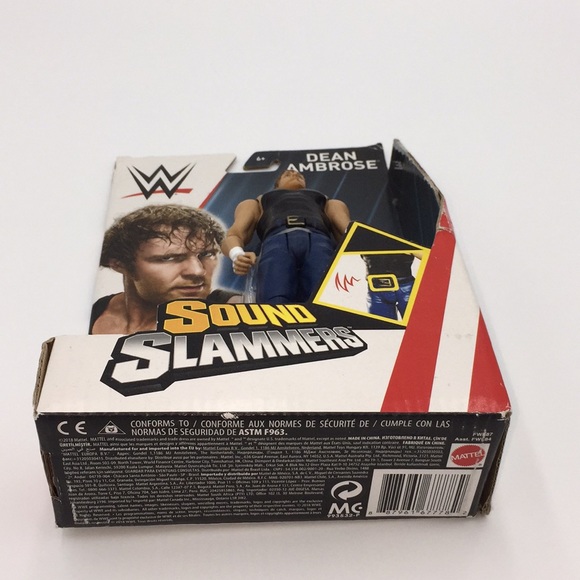2018 WWE Sound Slammers Dean Ambrose Wrestler Action Figure Battle Sounds - Picture 7 of 13